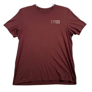 5.11 Tactical Viking Graphic T Shirt Men's Burgundy Size Large